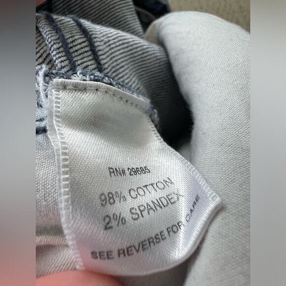 Pendleton straight leg cropped jeans high rise stretchy comfortable size 8 fall - Picture 11 of 11